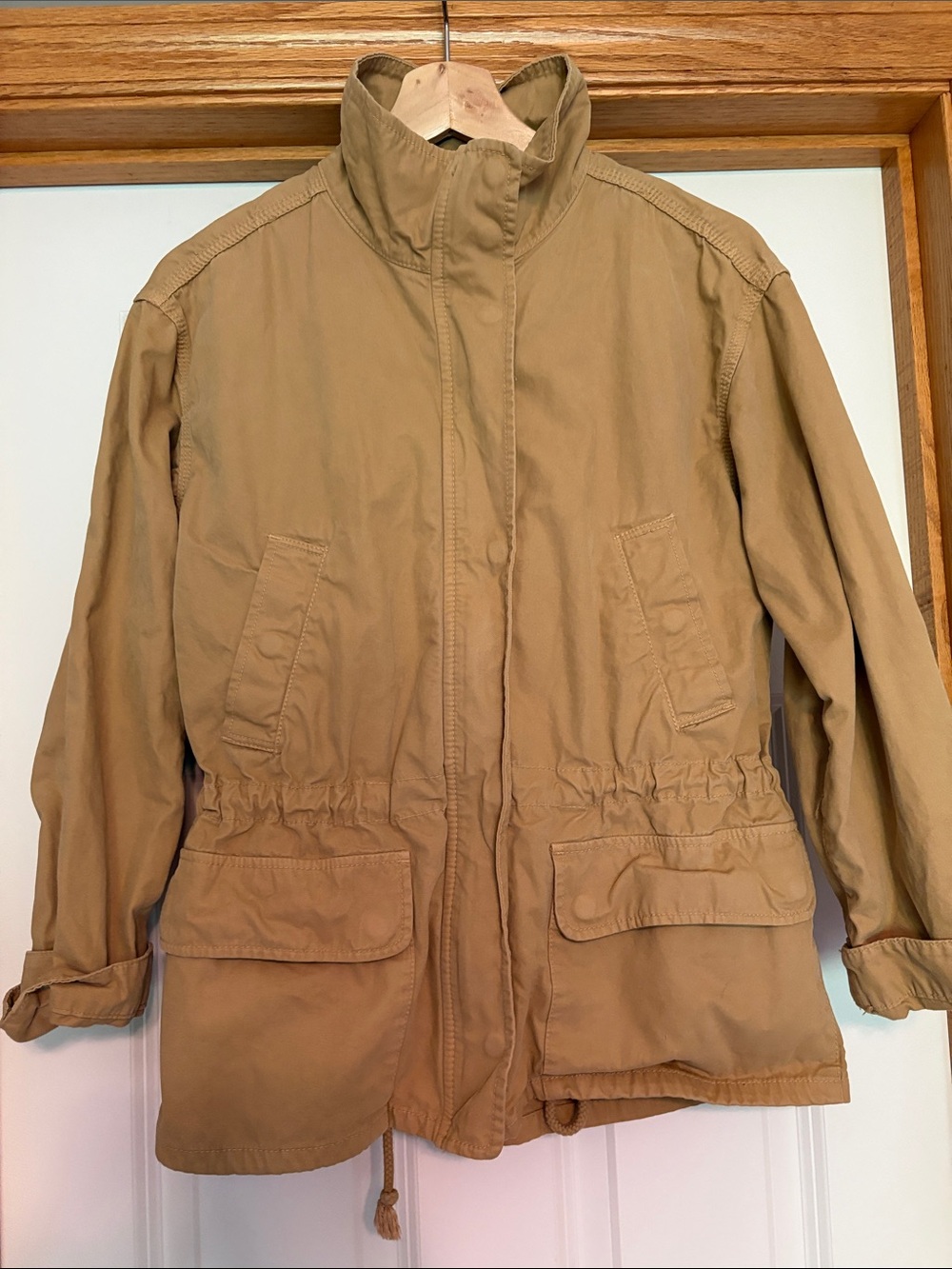 Madewell Tan Drawstring Utility Jacket - Picture 2 of 3